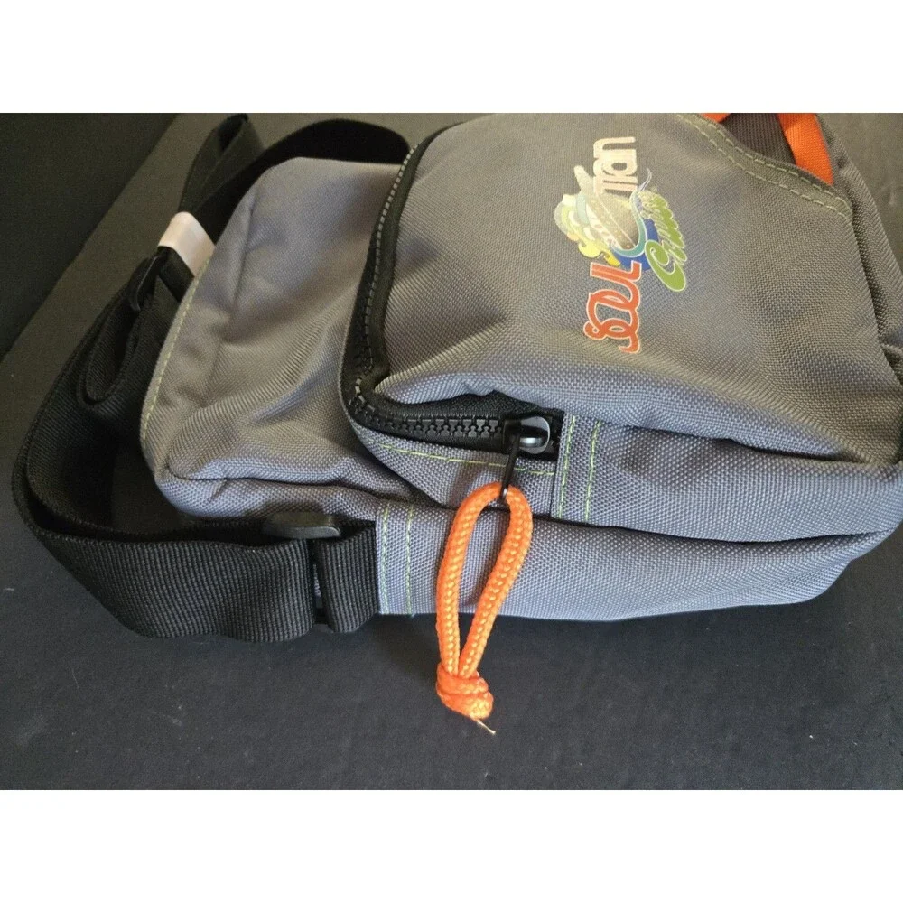 Men's Shoulder Bag/Crossbody Soul Train Cruise Gray W Orange Accents Star Vista